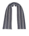 Missoni Black White Classic Chevron Cotton Scarf