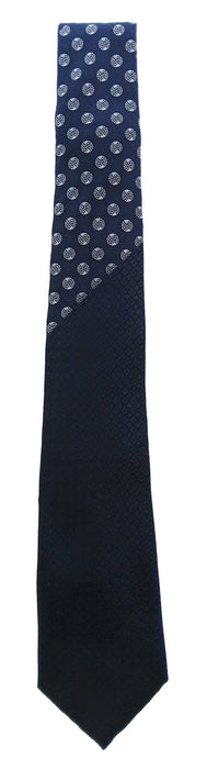Emporio Armani 100% Silk Navy Blue Dot Pattern 3in Tie - Made in Italy