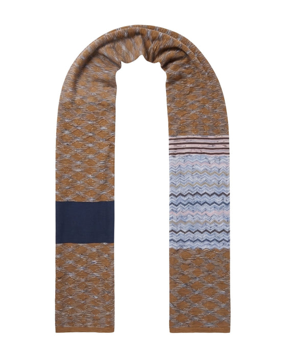Missoni Mustard  Classic Pattern Cotton Scarf