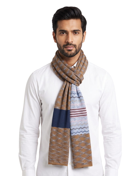 Missoni Mustard  Classic Pattern Cotton Scarf