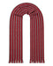 Missoni Red Classic Chevron Cotton Scarf