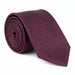 Emporio Armani Silk Burgundy Geometric Pattern Tie - Made in Italy