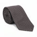 Emporio Armani Silk Black Geometric Pattern Tie - Made in Italy