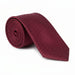 Emporio Armani Silk Burgundy Dot Pattern Tie - Made in Italy