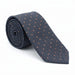 Emporio Armani Silk Navy Dot Pattern Tie - Made in Italy