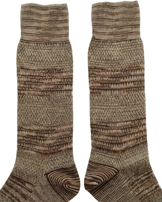 Missoni Camel Mens Textured Melange Knit Crew Socks-