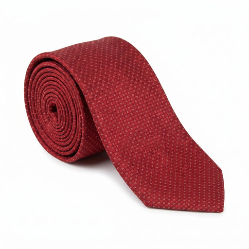Emporio Armani Silk Blend Red Dot Tie - Made in Italy