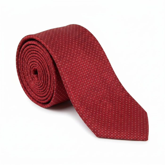 Emporio Armani Silk Blend Red Dot Tie - Made in Italy