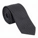 Emporio Armani 100% Silk Black Geometric Tie - Made in Italy