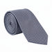 Emporio Armani 100% Silk Navy Blue Geometric Tie - Made in Italy