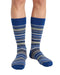 Missoni Bright Blue Mens Stripe Crew Socks-