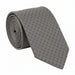 Emporio Armani 100% Silk Olive Gray Dot Tie - Made in Italy