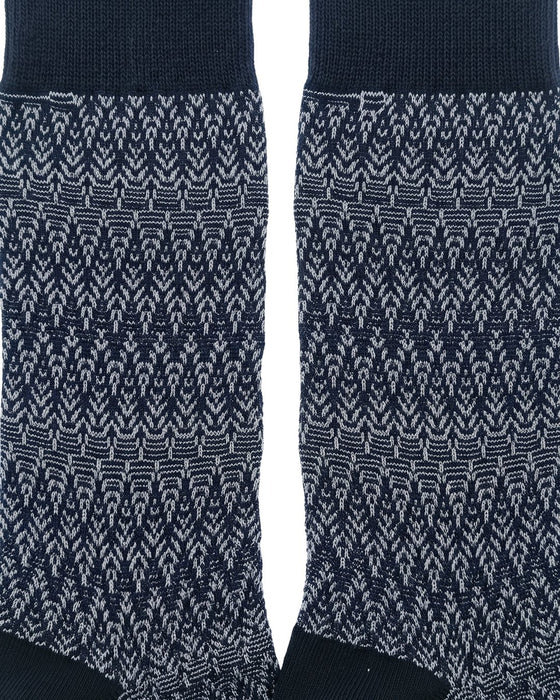 Missoni Charcoal  Mens Chevron Melange Crew Socks-