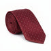 Emporio Armani 100% Silk Red Geometric Tie - Made in Italy