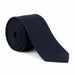 Emporio Armani 100% Silk Black Solid Tie - Made in Italy
