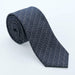 Emporio Armani 100% Silk Black Geometric Tie - Made in Italy