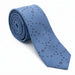 Emporio Armani 100% Silk Blue Diamond Pattern Tie - Made in Italy
