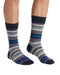Missoni Blue Navy Mens Classic Stripe Crew Socks-M