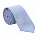 Emporio Armani 100% Silk Blue Solid Tie - Made in Italy