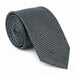 Emporio Armani Silk Blend Black Geometric Tie - Made in Italy