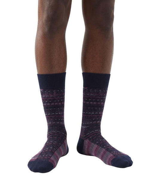 Missoni Black Mens Melange Textured Crew Socks-M
