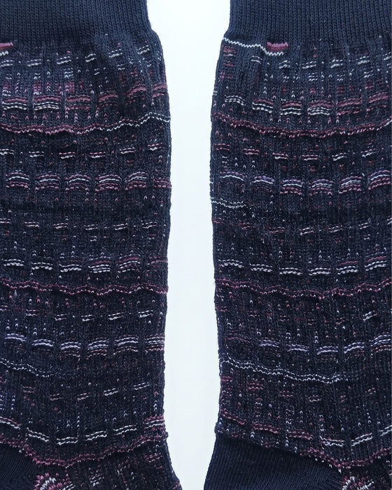Missoni Black Mens Melange Textured Crew Socks-M