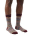 Missoni Beige Burgundy Mens Pattern Crew Socks-M
