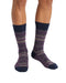 Missoni Purple Mens Chevron Texture Crew Socks-M