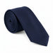 Emporio Armani 100% Silk Blue Solid Tie - Made in Italy