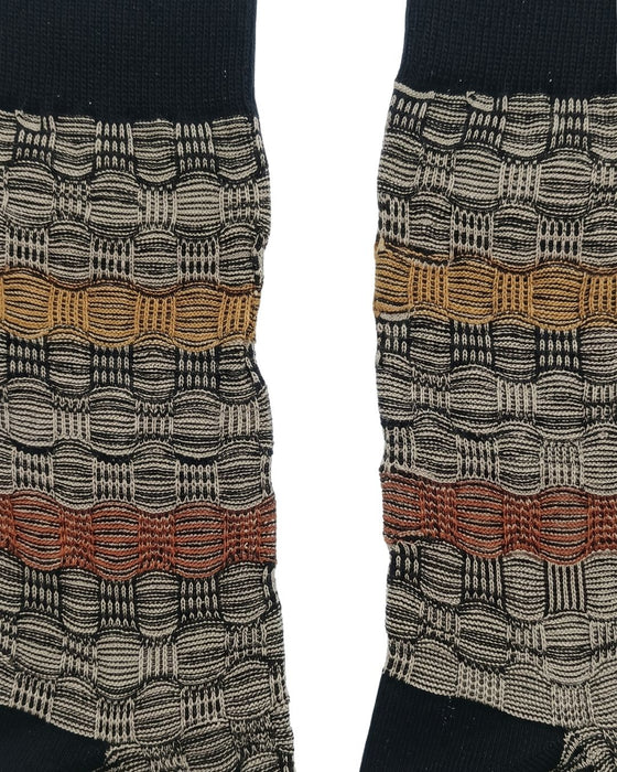 Missoni Black Beige Mens Textured Melange -M