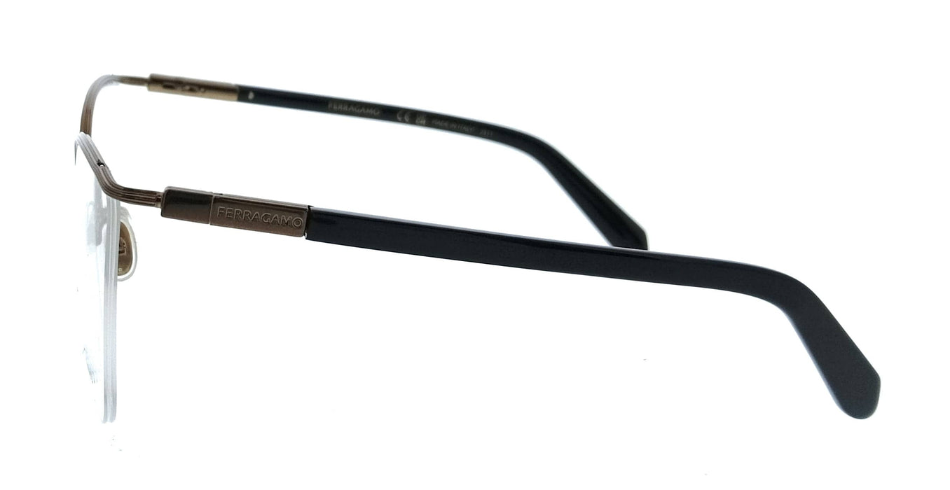 Salvatore Ferragamo SF2227 730 Cat Eye Amber Gold Women's Eyeglasses
