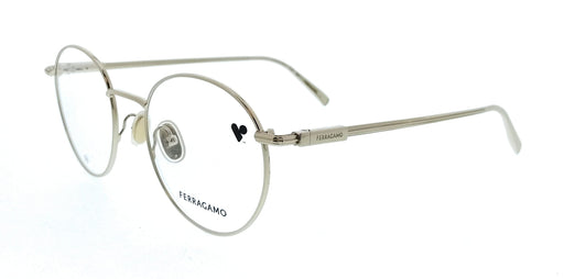Salvatore Ferragamo SF2229 710 Round Gold Unisex Eyeglasses