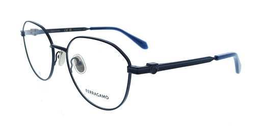 Salvatore Ferragamo SF2236 414 Oval Matte Blue Women's Eyeglasses