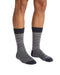 Missoni Charcoal  Mens Melange Stripe Crew Socks-L