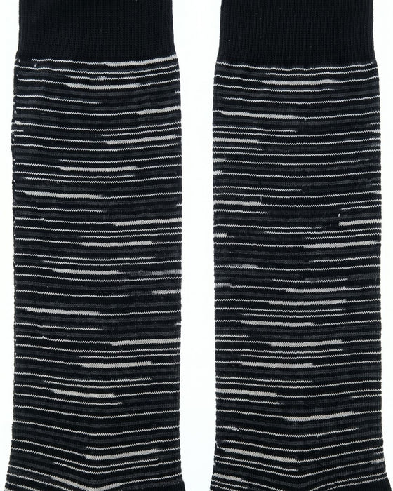 Missoni Black/Grey Mens Stripe Crew Socks-M