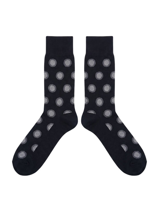 Missoni Black Grey Mens Dot Crew Socks-L