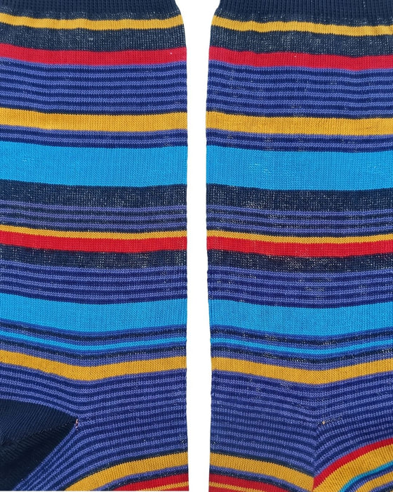 Missoni Multicolor Mens Classic Stripe Crew Socks-M
