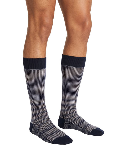Missoni Blue Mens Classic Herringbone Dress Socks-M