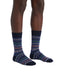 Missoni Lavender Blue  Mens Pattern Stripe Crew Socks-