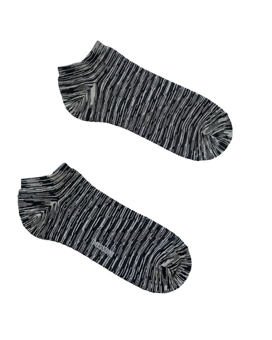 Missoni Black White Mens Stripe Ankle Socks-