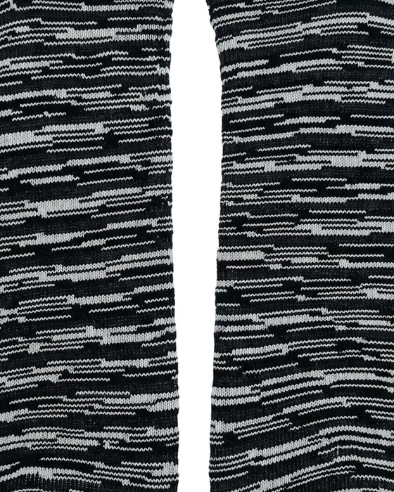 Missoni Black White Mens Stripe Ankle Socks-