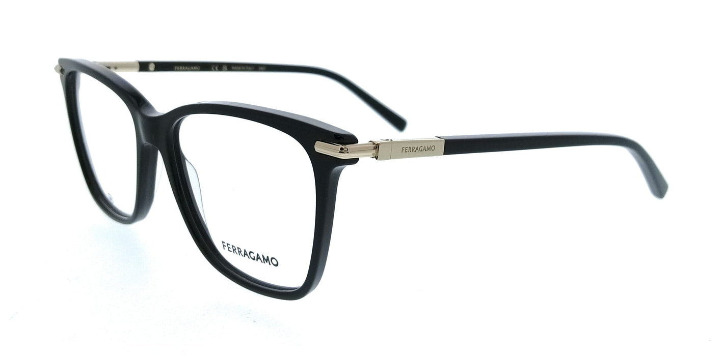 Salvatore Ferragamo SF3013 001 Cat Eye Black Women's Eyeglasses