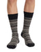 Missoni Black Cream Mens Textured Melange Crew Socks-m