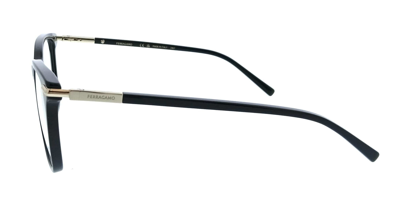 Salvatore Ferragamo SF3013 001 Cat Eye Black Women's Eyeglasses
