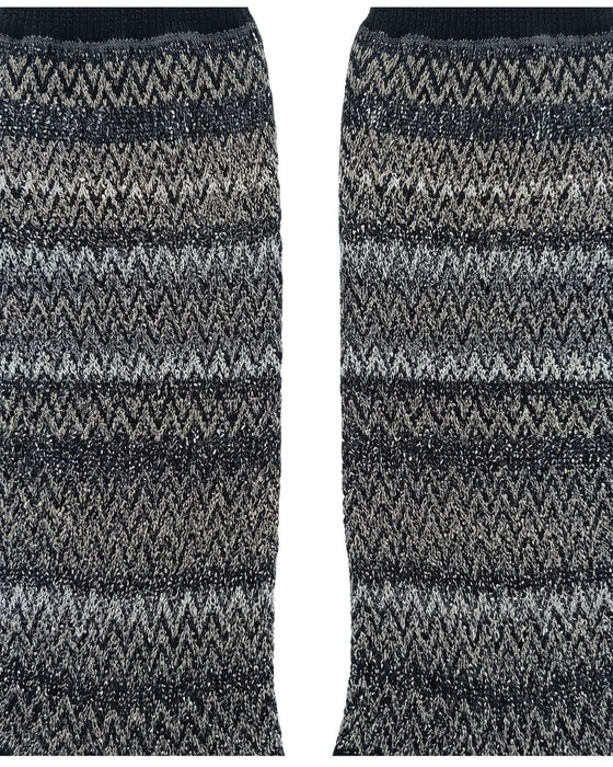 Missoni Grey Multi Mens Chevron Melange Crew Socks-M