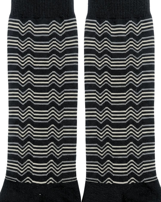 Missoni Black  Mens Wave Stripe Crew Socks-S