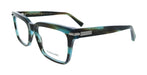 Salvatore Ferragamo SF3014 315 Rectangle Striped Green Men's Eyeglasses