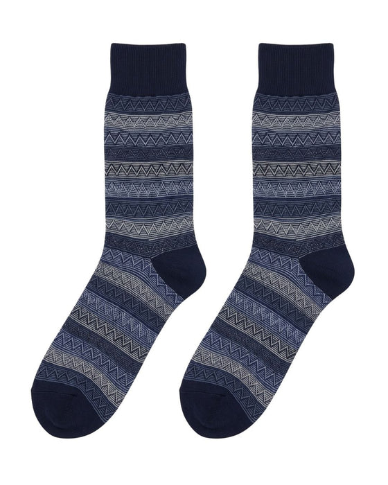 Missoni Blue Mens Textured Stripe-L
