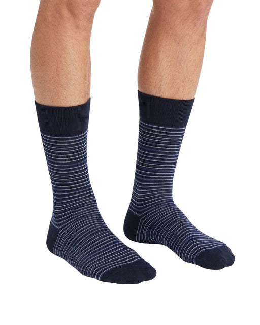 Missoni Dark Navy Mens Micro Chevron Stripe Crew Socks-M