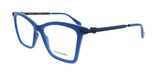 Salvatore Ferragamo SF3024 423 Cat Eye Opaline Blue Women's Eyeglasses